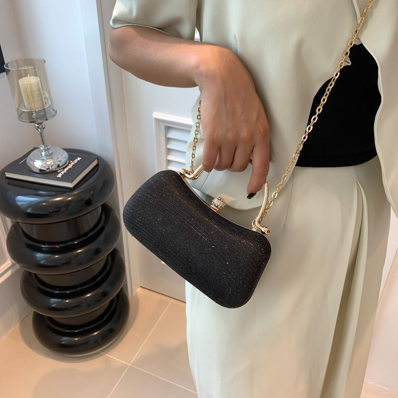 Hard Box Clutch Bright Silk Evening Bags for Matching Shoes and Womens Wedding Prom Evening Party Handbag