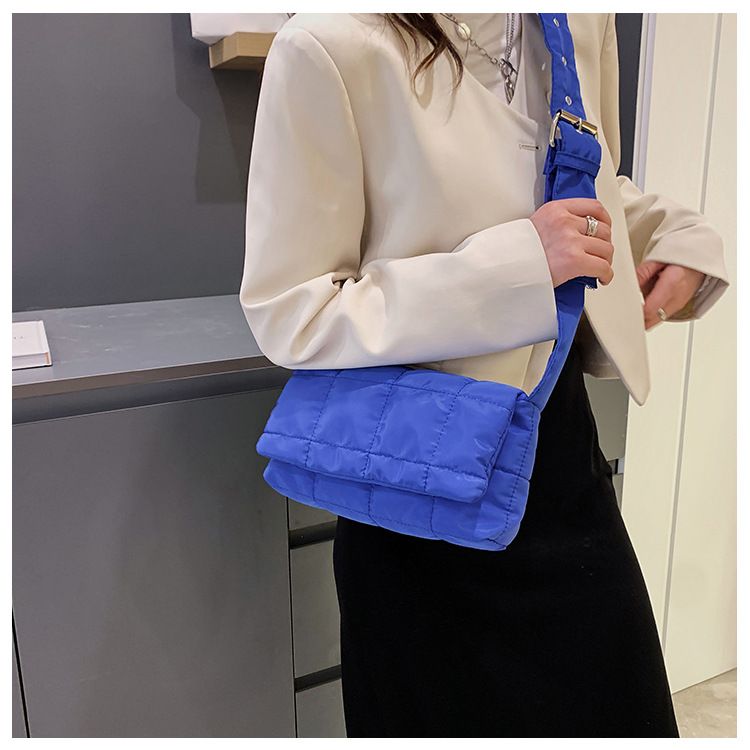 New Fashion Trend Handbags Chain Tote Bag Soft Leather Large Capacity Commuter Shoulder Diagonal Diamond Underarm Ba