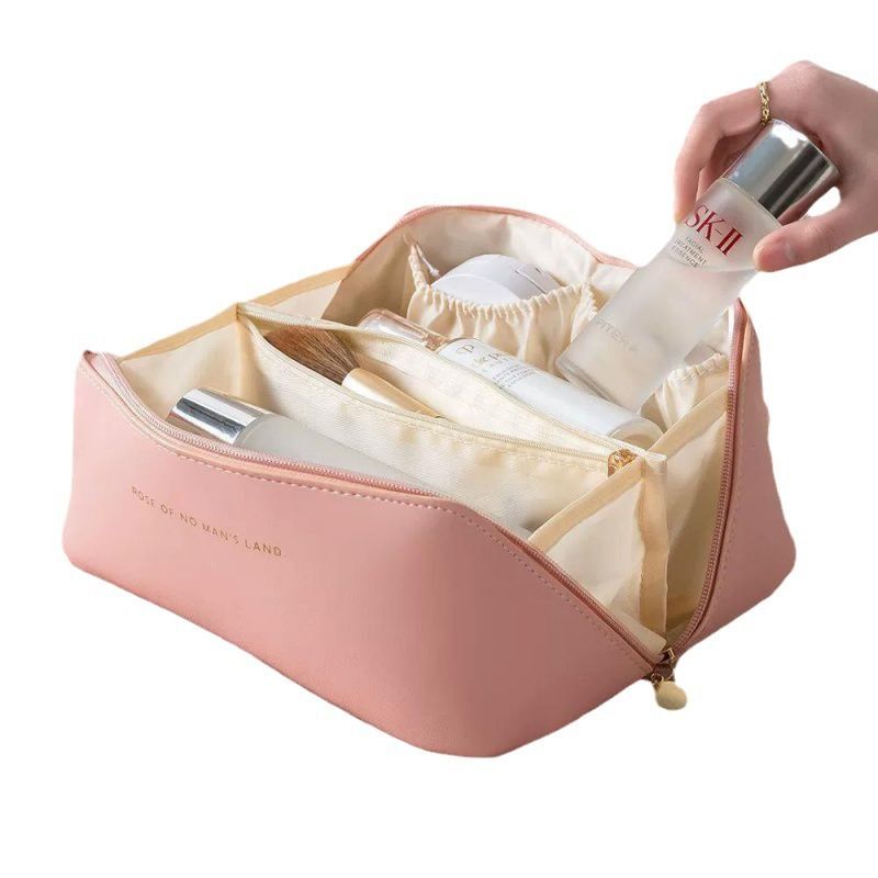 Luxury Women's Travel Makeup Bag Cosmetic Organizer Pouch, Fashion Zip Storage Case festival Gift for Ladies B0525