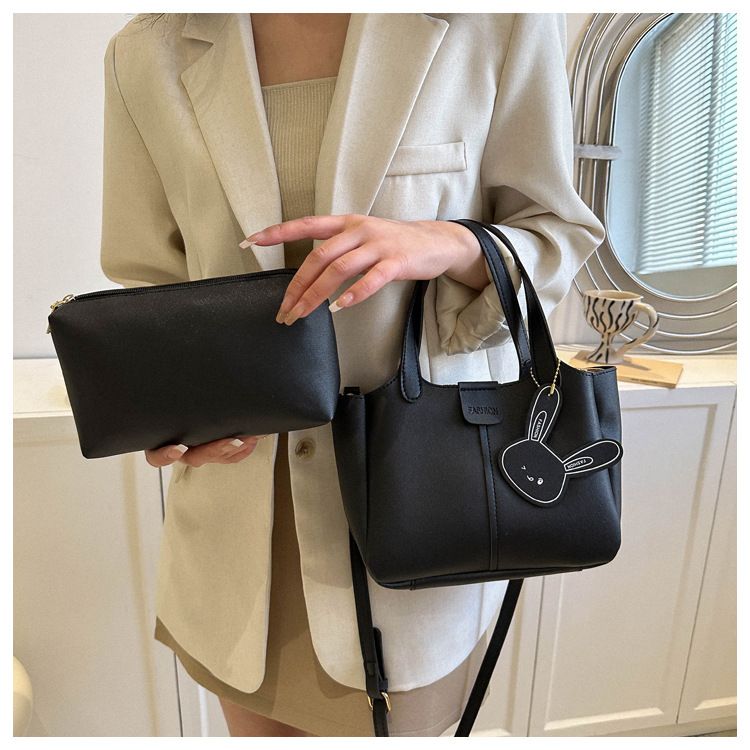 Classical Scarf Bucket Bag Women Luxury Handbag Fashion Designer Pu Leather Shoulder Crossbody Bag Shopper Female Tote Bag 2PCS B0702