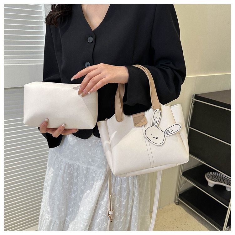 Classical Scarf Bucket Bag Women Luxury Handbag Fashion Designer Pu Leather Shoulder Crossbody Bag Shopper Female Tote Bag 2PCS B0702