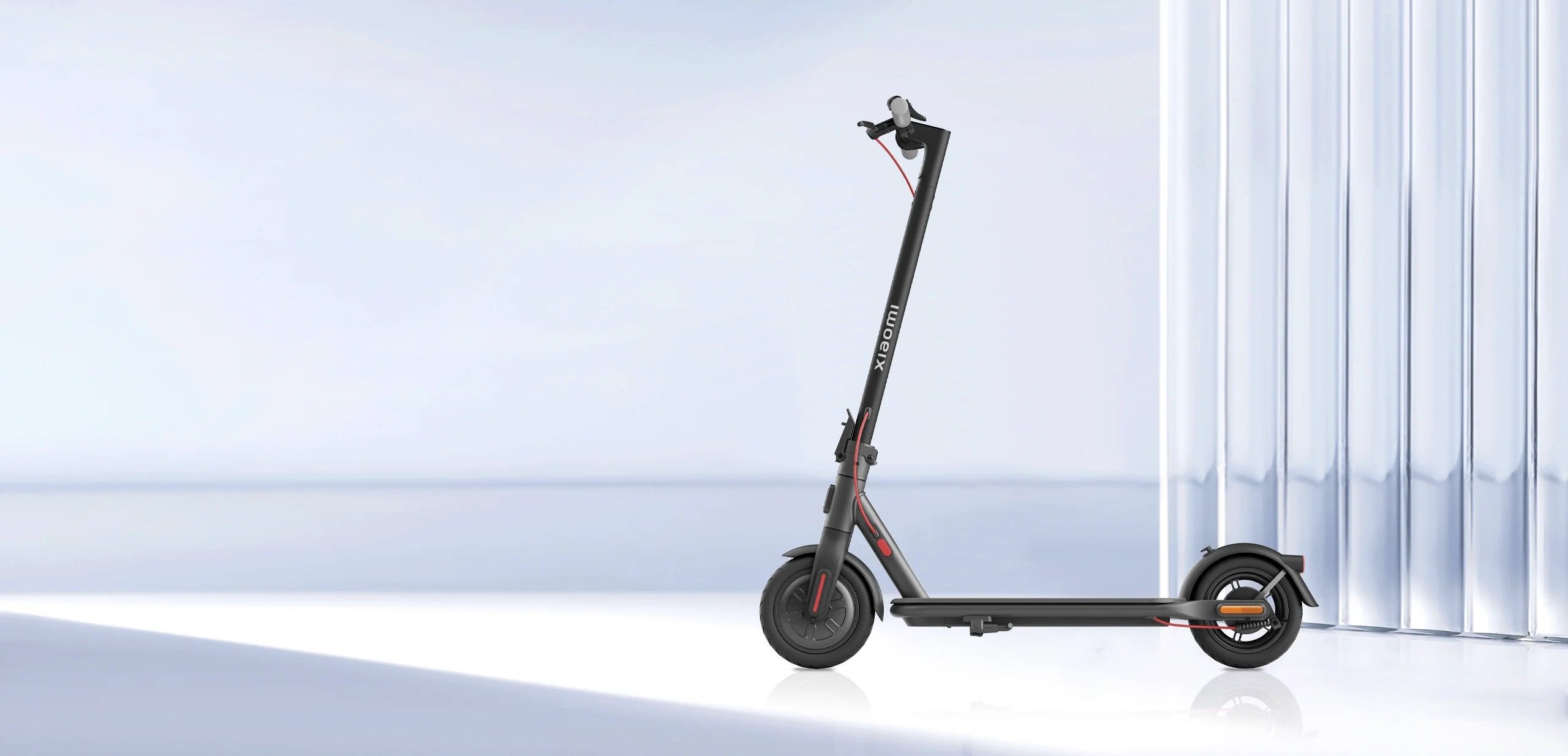 Xiaomi Electric Scooter 4 Lite, Max. speed 25km/hr. Travel range Approx. 20km IP54 Approx. 4.5 hours Charging Time, Deck widened by 5mm, Stable standing, comfortable riding, 300W powerful motor