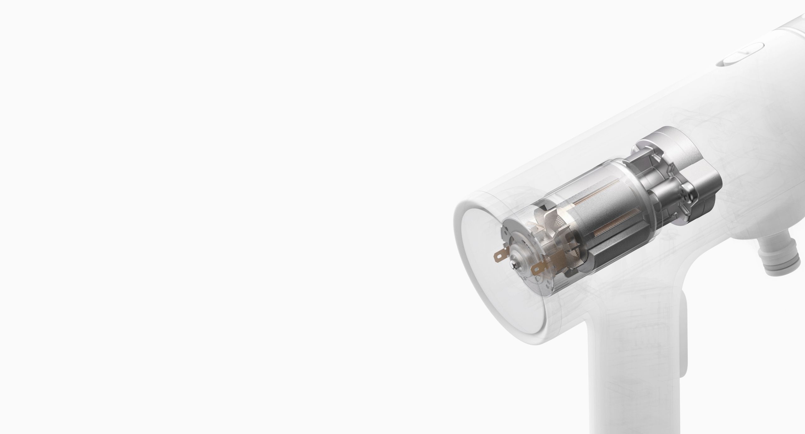 Xiaomi Cordless Pressure Washer, 2.4MPa self-priming powerful water pressure Integrated soap chamber design 5 Water modes 1.3kg lightweight body IPX6 water resistant 2000 mAh battery, 270W Motor power