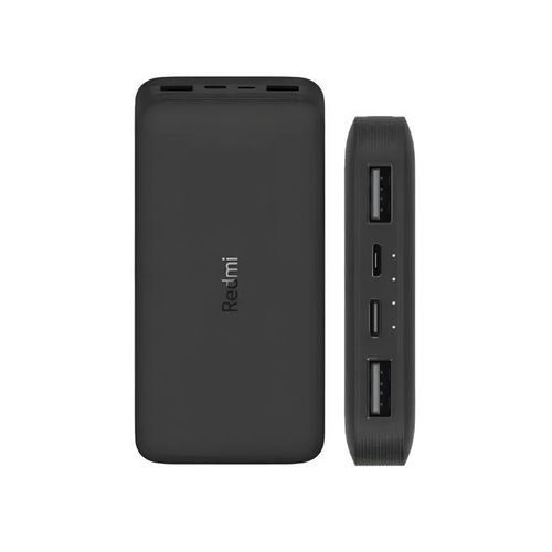 Xiaomi 20000 mAh Redmi Fast Charge Power Bank, Dual input ports, Dual output ports, 74Wh high capacity, Two-way 18W fast charging, Lithium ion polymer battery, Overcharge and over discharge protection