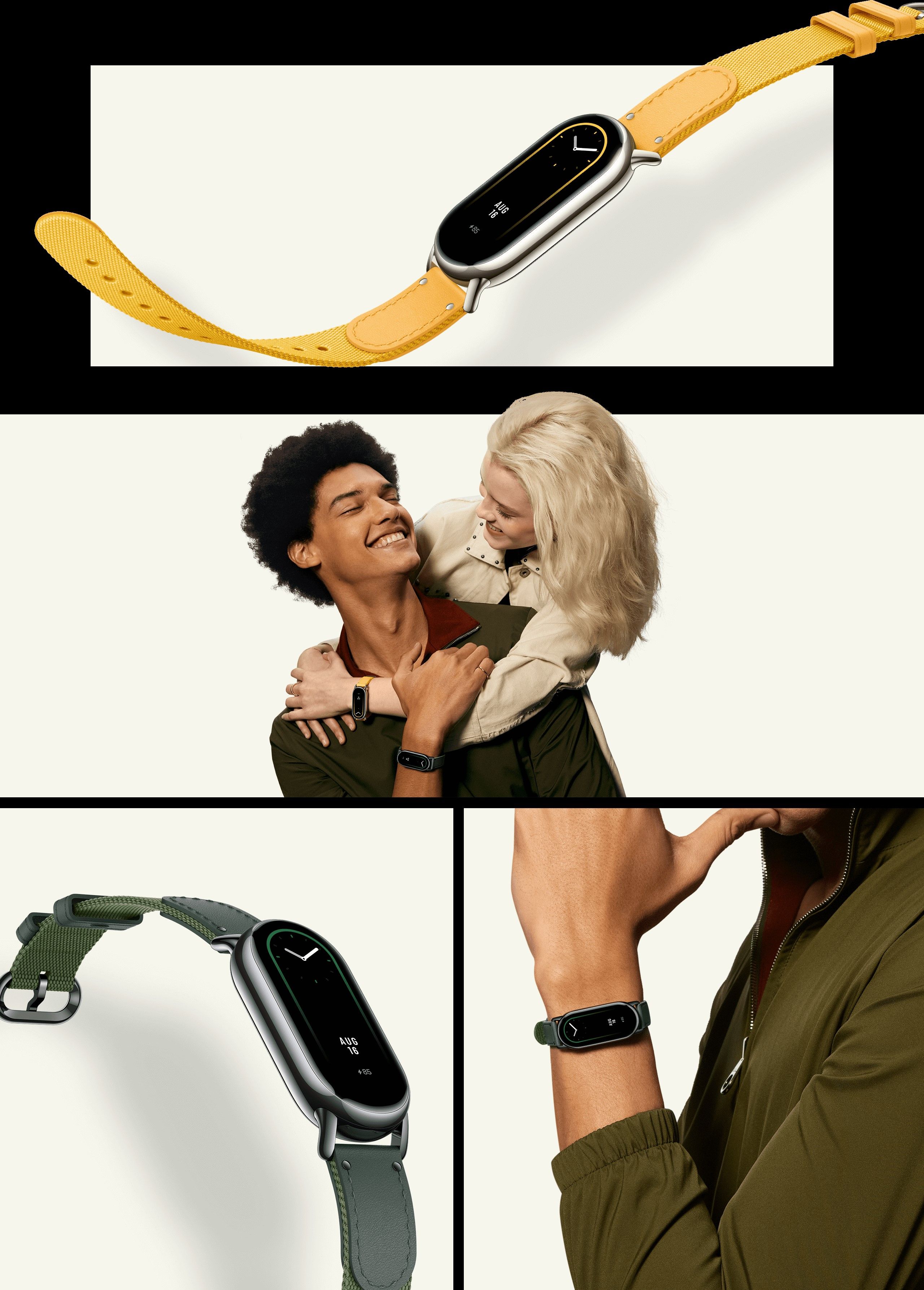 Xiaomi Smart Band 8, 9 Replacement Straps, Easily-detachable, Various Strap Designs, Various Colors