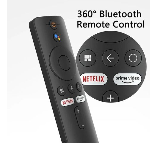 Xiaomi TV Stick 4K, Portable 4K Streaming Media, Dolby Atmos™ and Dolby Vision® supported, Google Assistant* built-in, Powered by Android TV™ 11, Quad-core processor, 360° Bluetooth +IR remote control