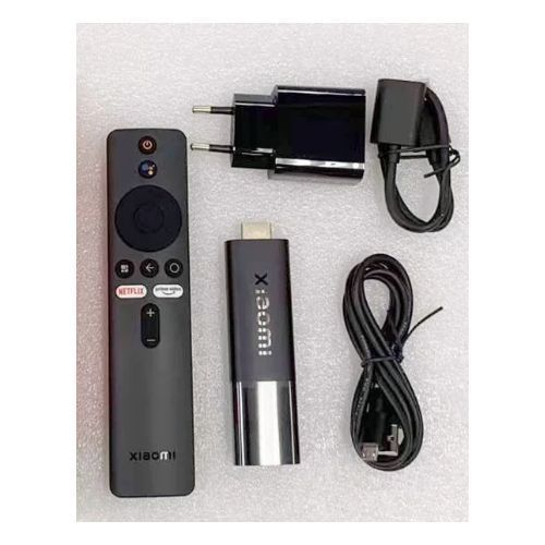 Xiaomi TV Stick 4K, Portable 4K Streaming Media, Dolby Atmos™ and Dolby Vision® supported, Google Assistant* built-in, Powered by Android TV™ 11, Quad-core processor, 360° Bluetooth +IR remote control