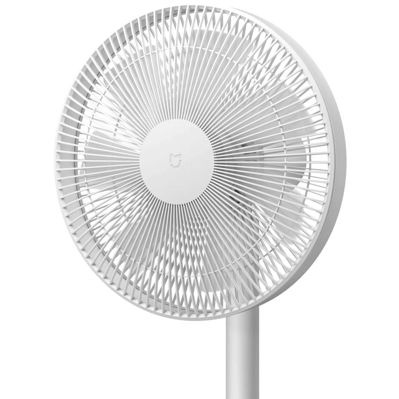 Mi Smart Standing Fan 2, Dual blades, DC motor, Voice control, 140° ventilation, 14m range, 100 levels, Table and floor, Silent all night, easily adjust the height of the stand, Precise speed settings