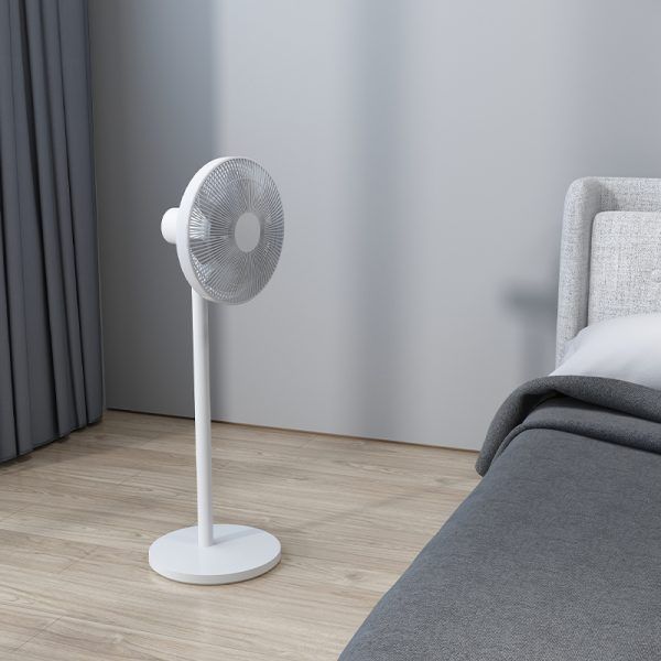 Mi Smart Standing Fan 2, Dual blades, DC motor, Voice control, 140° ventilation, 14m range, 100 levels, Table and floor, Silent all night, easily adjust the height of the stand, Precise speed settings