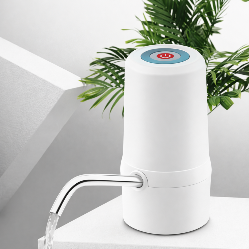 Automatic Portable Electric Water Dispenser Pump, Wireless Water Pump, Rechargeable, One-Button, Touch-Activated, Durable ABS Plastic, Low Power Consumption, 1200mAh Battery, No Installation Required