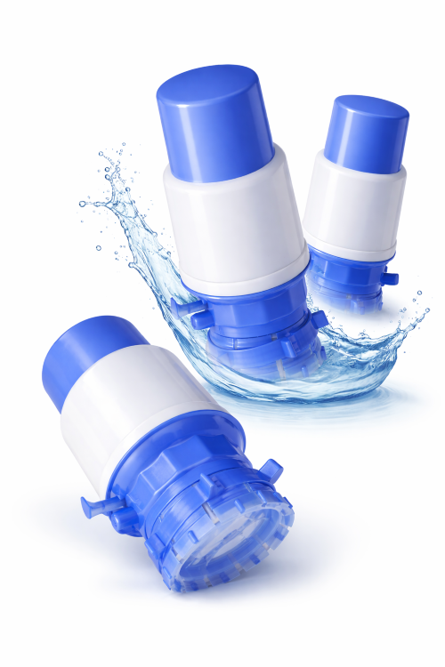 Manual Hand-Press Water Dispenser Pump, Portable and Non-Electric, Universal Fit, Safe and Non-Toxic, Hygienic