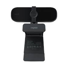 Rapoo C280 2K HD Webcam, 1440p Resolution, 85° Wide-Angle Lens, Noise-Reduction Microphones, 360° Horizontal Rotation, USB 2.0 Plug & Play, LED Activity Indicator, Built-In Privacy Shutter