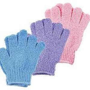 3pcs-Exfoliating Gloves For Body Scrub
