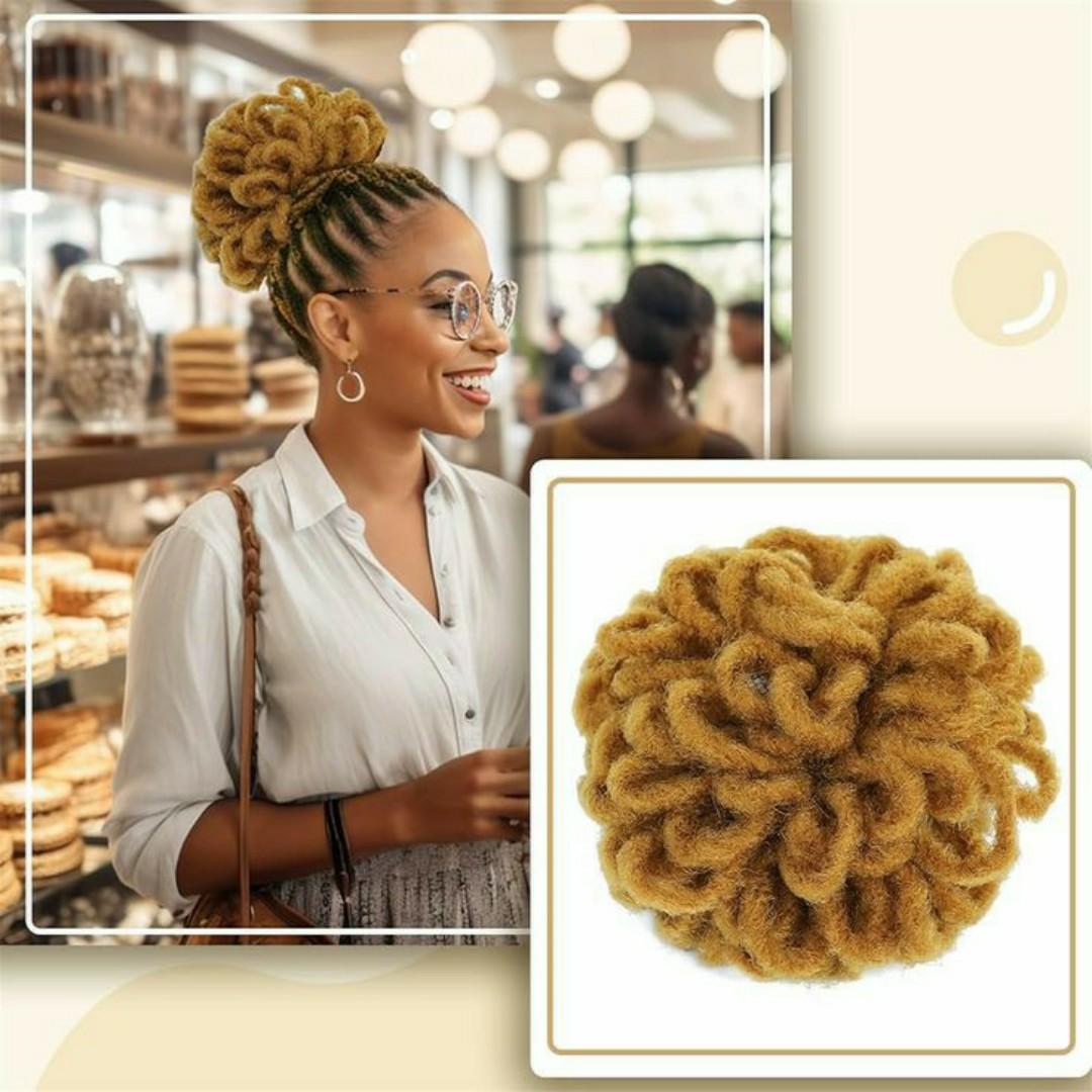 artificial dreadlocks bunTransform your look into something truly unique with our Dreadlocks Hair Extensions Loc Bun! Embrace your individuality with this effortless and stylish bun