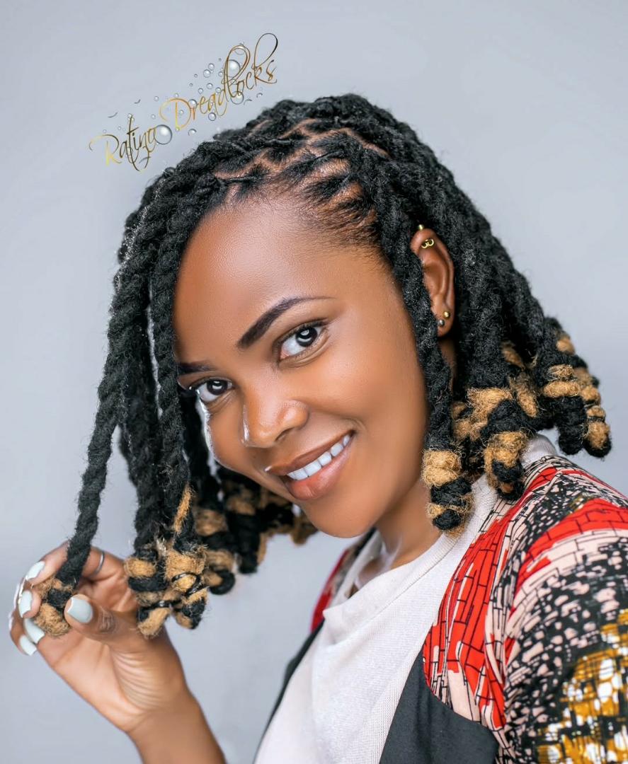 Synthetic Dreadlocks fall into the hair extensions category because the individual locs are attached to your natural hair. This can be accomplished by the extensions being braided or twisted in, from