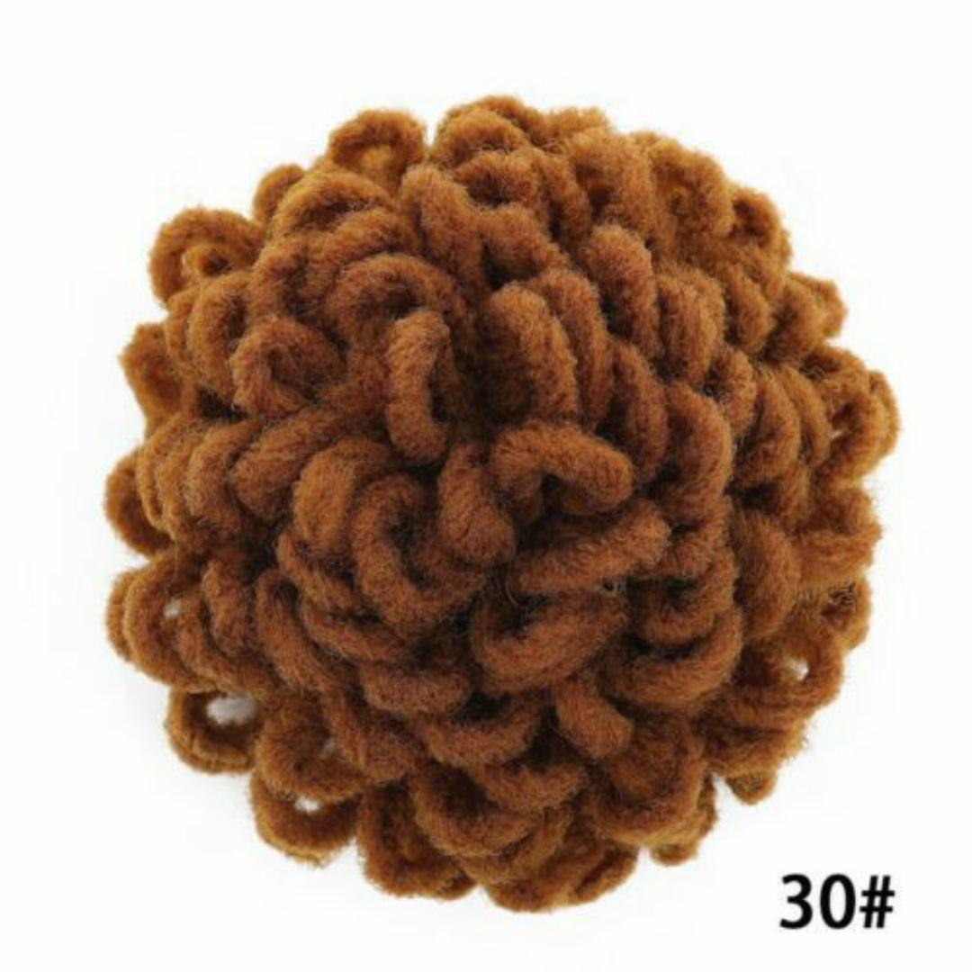 Small bun artificial dreadlocks bunsomething truly unique with our Dreadlocks Hair Extensions Loc Bun! Embrace your individuality with this effortless and stylish bun