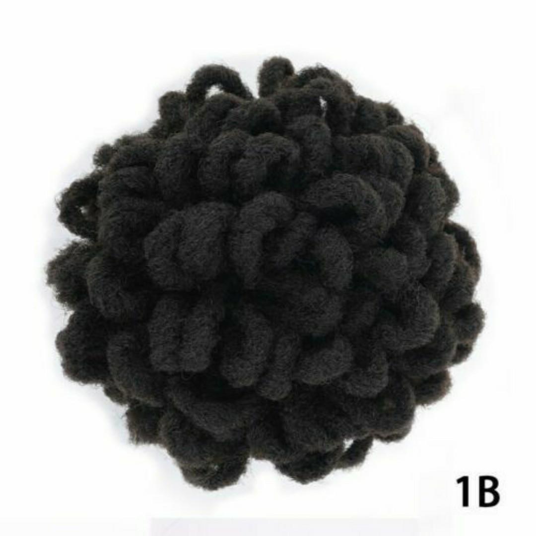 Small bun artificial dreadlocks bunsomething truly unique with our Dreadlocks Hair Extensions Loc Bun! Embrace your individuality with this effortless and stylish bun