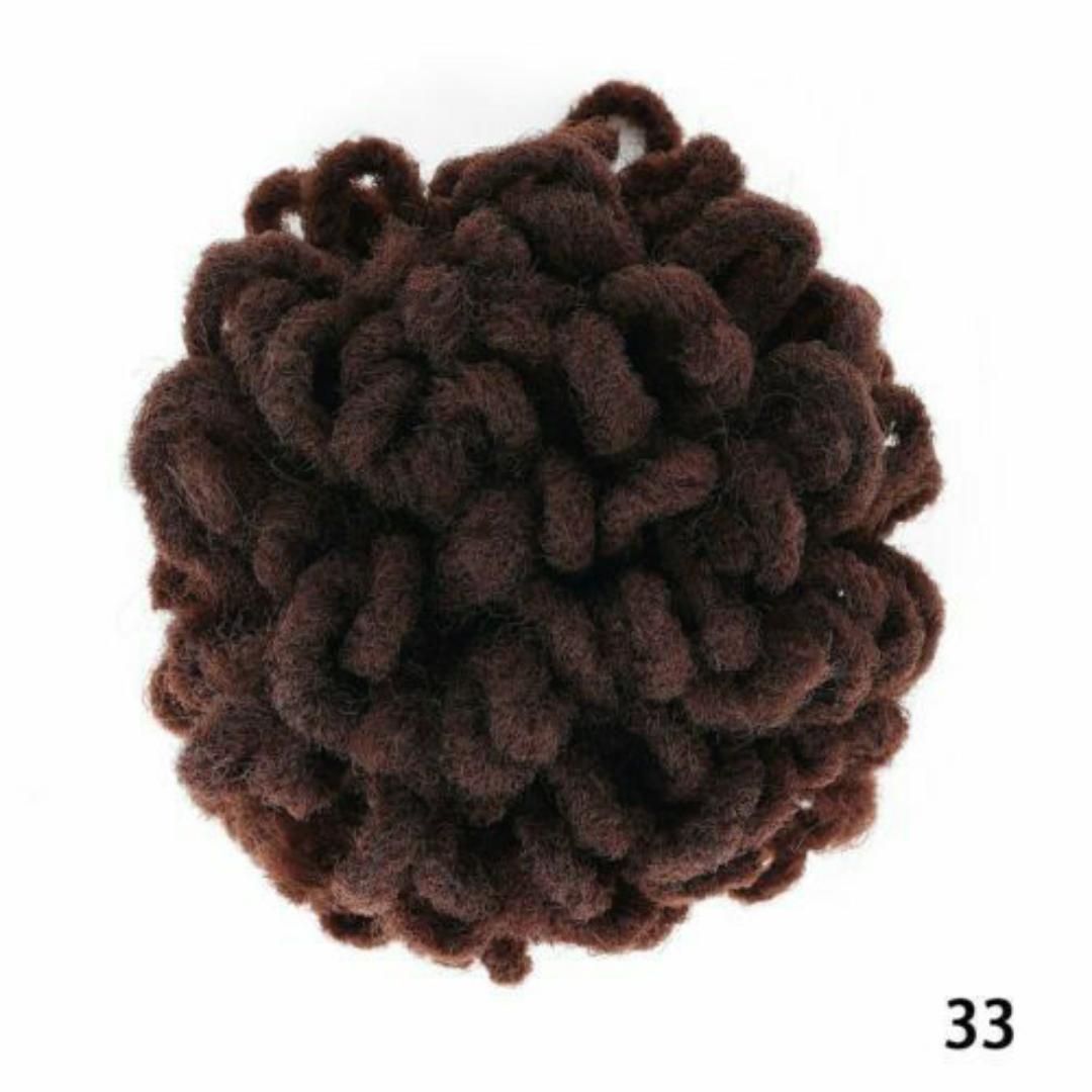 Small bun artificial dreadlocks bunsomething truly unique with our Dreadlocks Hair Extensions Loc Bun! Embrace your individuality with this effortless and stylish bun