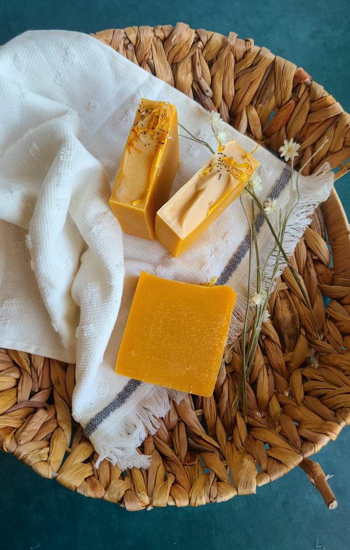 Tumeric soap, tumeric glow oil,tumeric exfoliating and tumeric ing reducing inflammation, brightening skin tone, and potentially aiding in wound healing. Its antioxidant and antimicrobial properties a