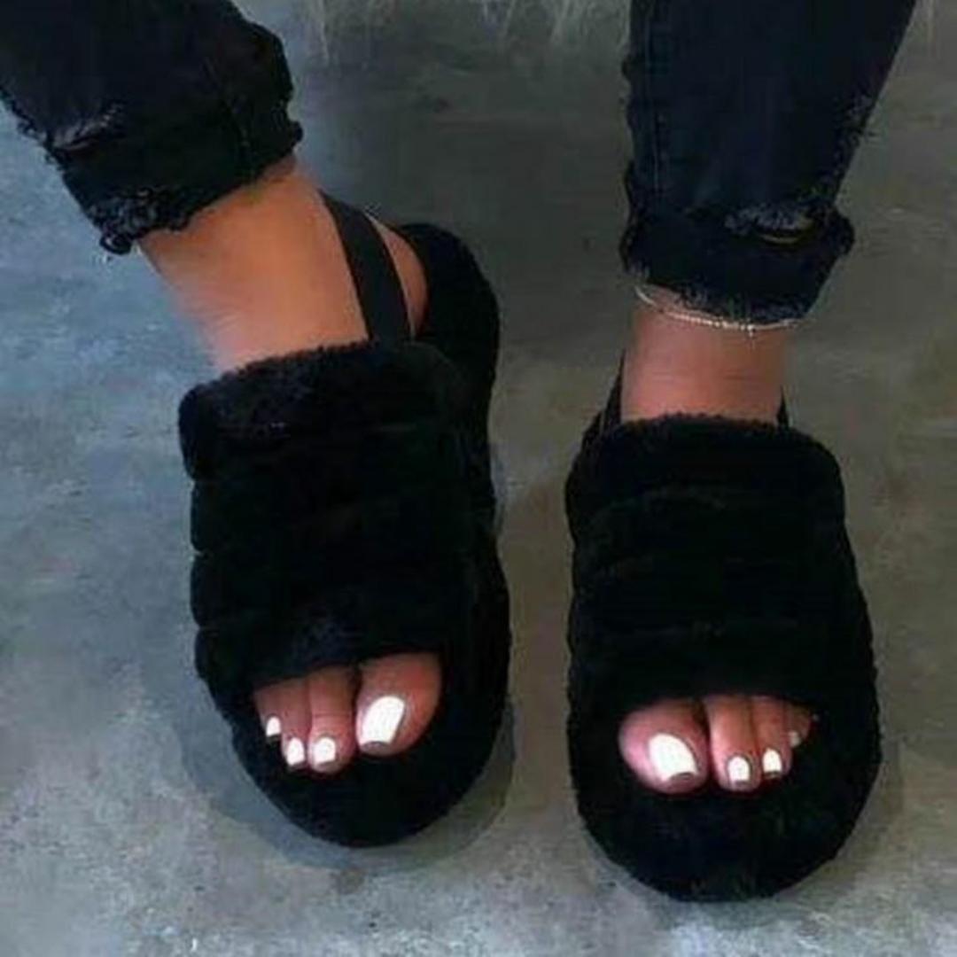 Fancy Fluffy high-quality shoes.FLUFFY are made from premium suede and lined with genuine sheeps wool, which provides your feet with ample warmth. The supple suede upper provides a touch of elegance,