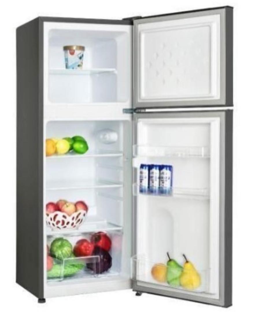 Mika 138L Double Door Refrigerator Top Mounted Freezer 2 Star Energy Rating Direct Cool Deodorizer-Smell Buster