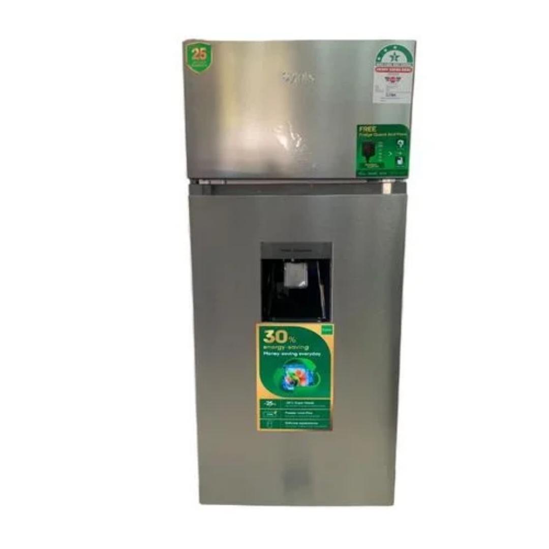 Synix 210 litres refrigerator with Dispenser double door fridge 3star. Energy saver, freezer. affordable