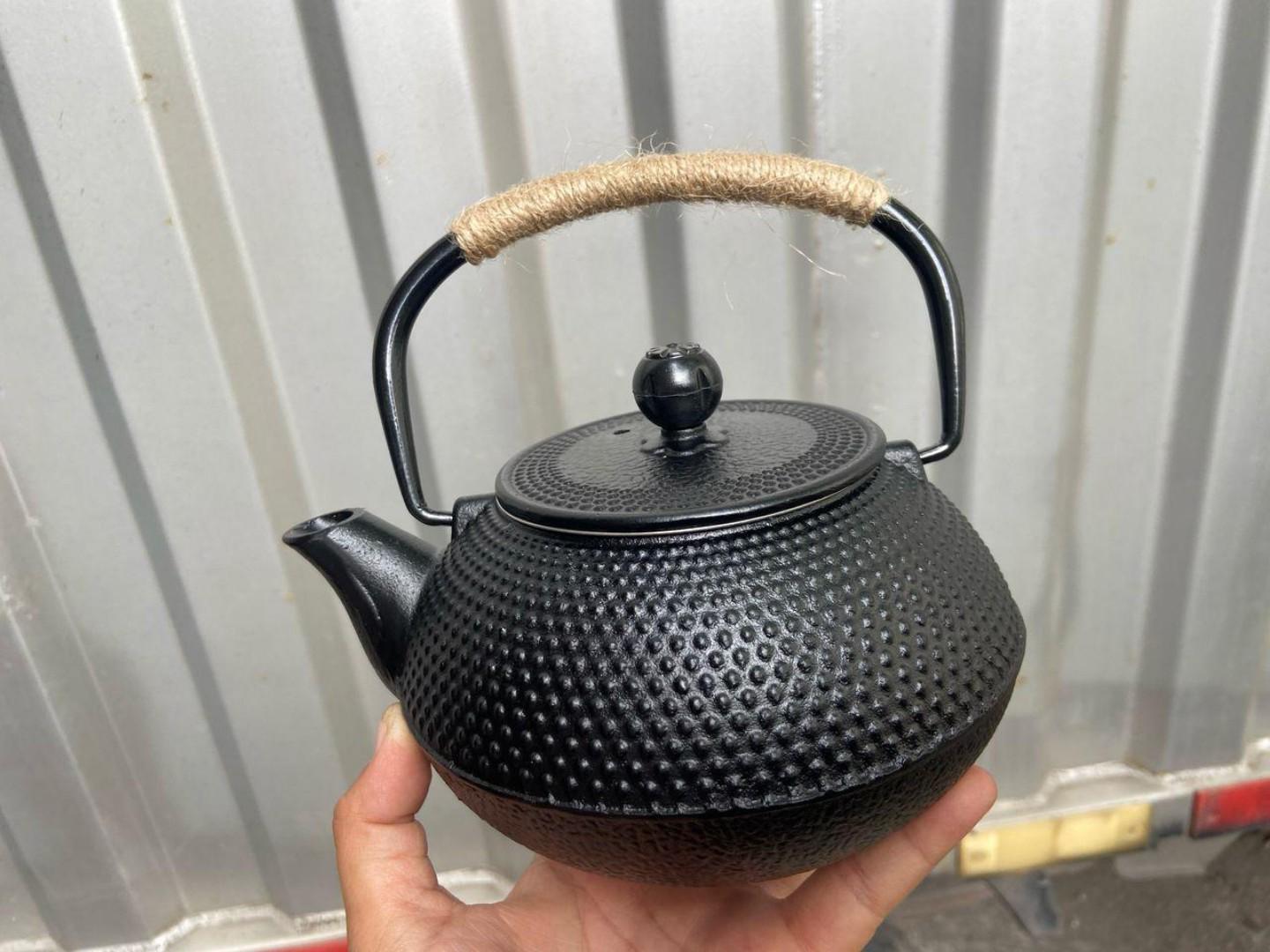 900ml Cast Iron Set Teapot Japanese Tea Tetsubin Pot Kettle Enamel Fu Kung Infusers Metal With Strainer Net Filter. kettle. modern kitchen. Coffee maker