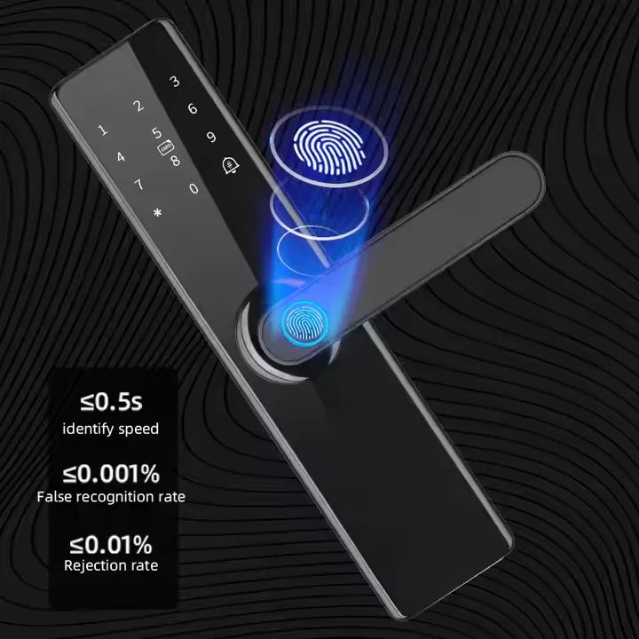 Hot New Product TUYA Finger Print Electric Smart Digit Lock with Camera Biometric Smart Fingerprint Lock Smart Lock Door