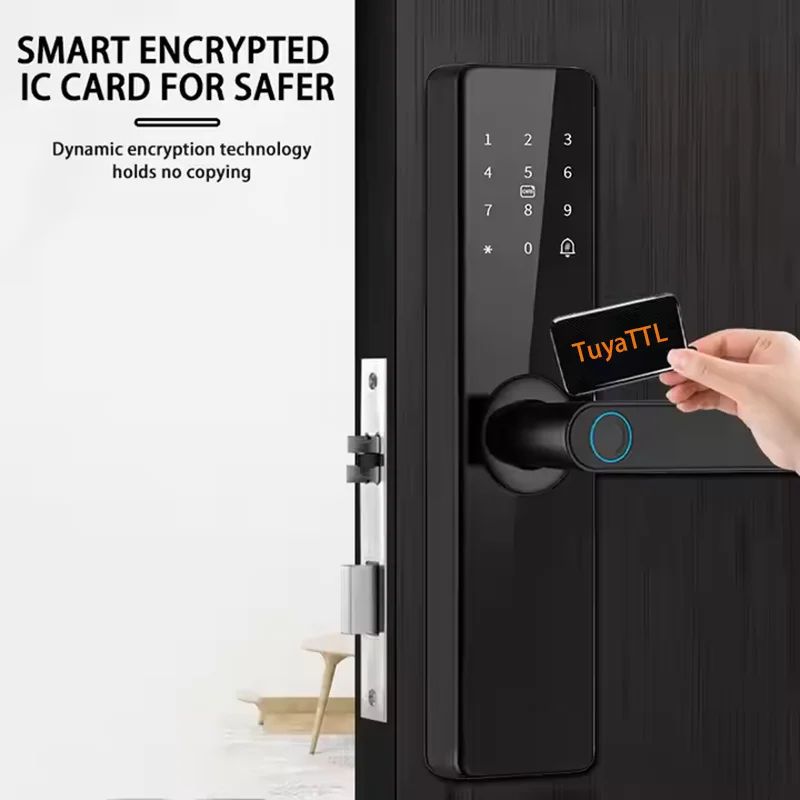 Hot New Product TUYA Finger Print Electric Smart Digit Lock with Camera Biometric Smart Fingerprint Lock Smart Lock Door