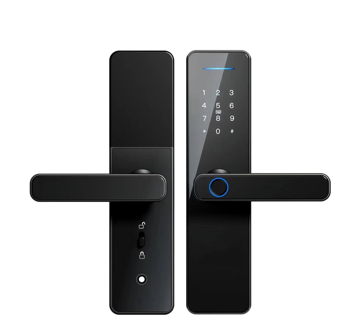 High Quality Smart Digital Fingerprint Doorlock Zigbee Tuya Wifi lock Remote Control Intelligent Door Lock