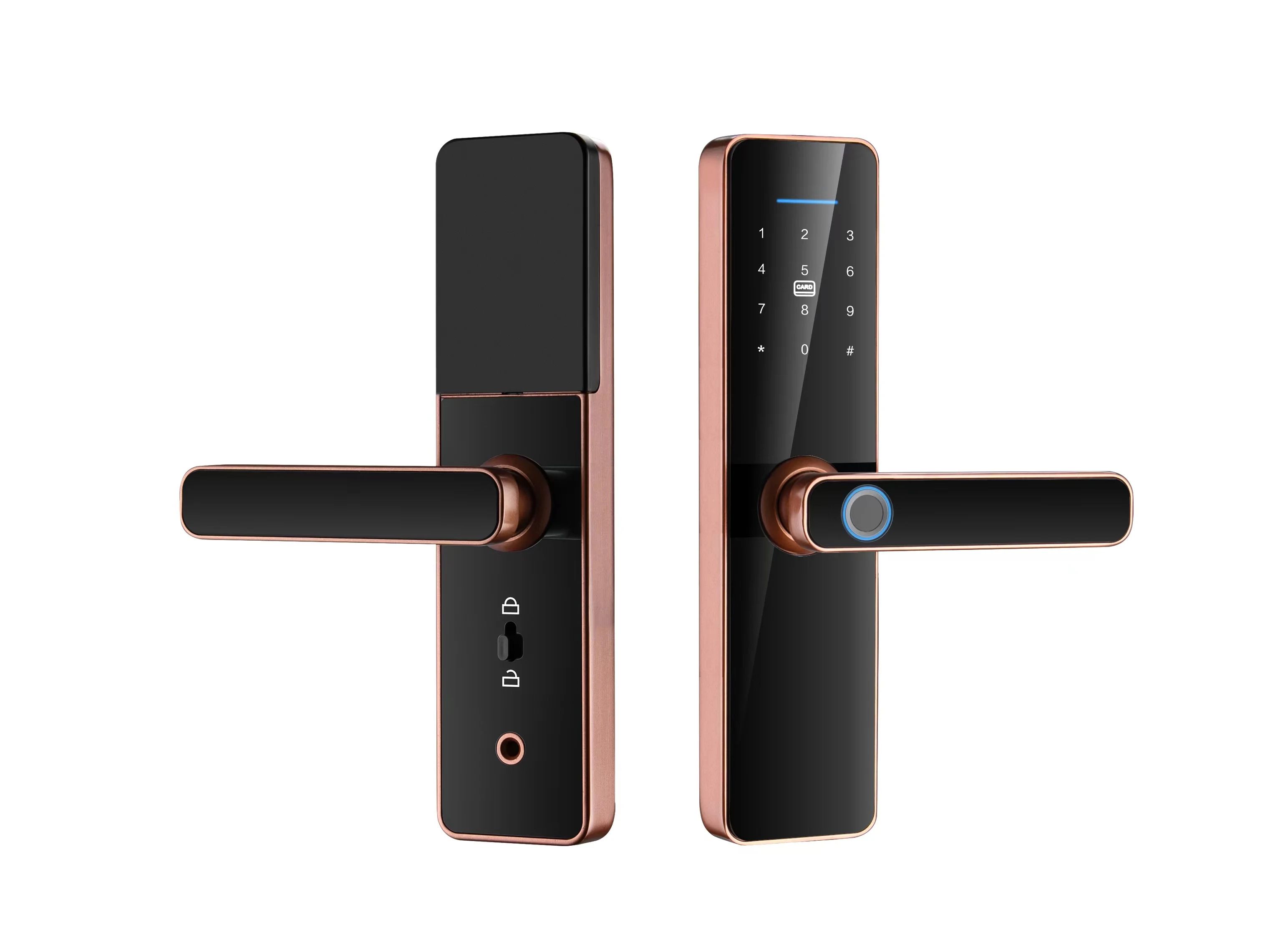High Quality Smart Digital Fingerprint Doorlock Zigbee Tuya Wifi lock Remote Control Intelligent Door Lock