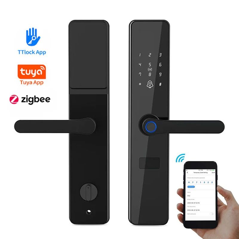 Fingerprint Smart Intelligent Door Lock Smart Home Tuya lock Digital Smart Lock