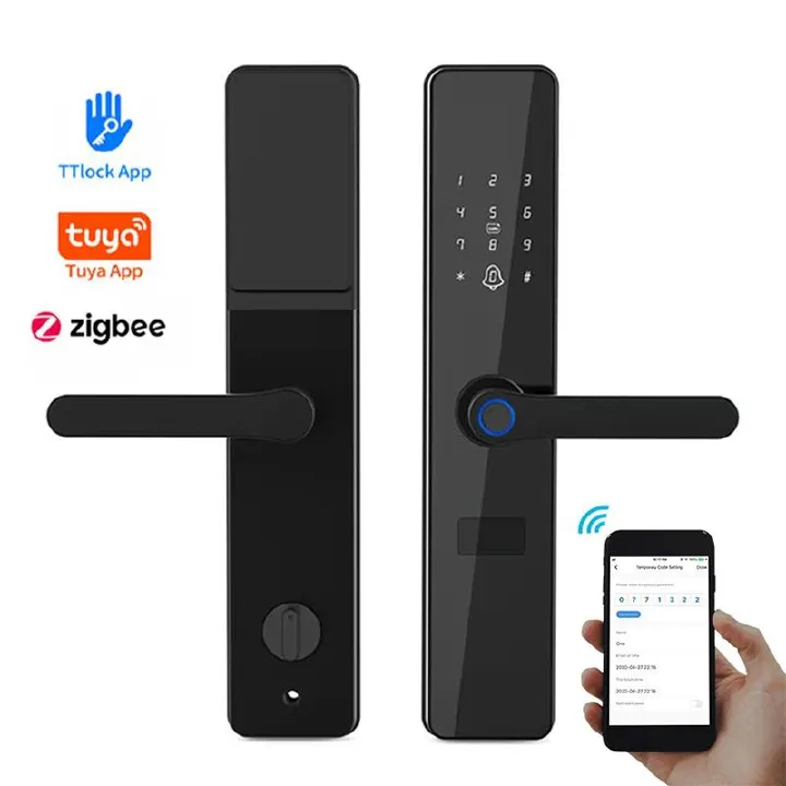 Fingerprint Smart Intelligent Door Lock Smart Home Tuya lock Digital Smart Lock
