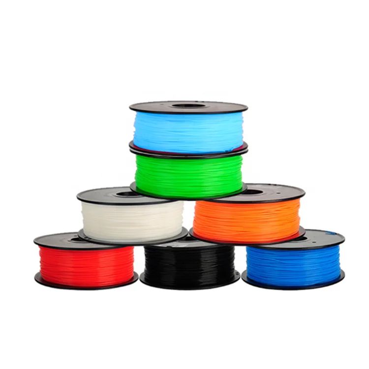 High Quality 1kg/roll PLA/ABS/PCL/PETG/TPU/HIPS/PP/Carbon Fiber Filament Refill 3D Printer Filament Plastic PLA 1.75mm