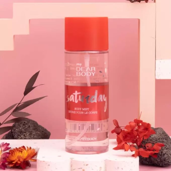 My Dear Body Saturday 250ml Unisex Body Fragrance Mist - Refreshing & Long-Lasting Scent for All Day Freshness Body Splash