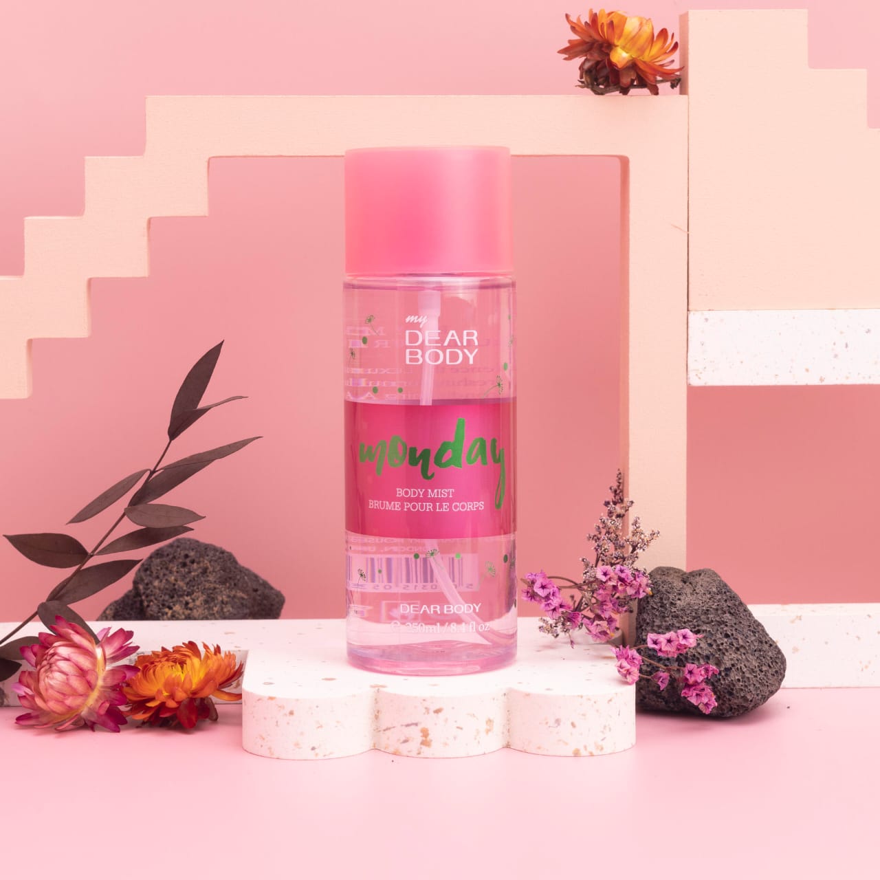 My Dear Body Monday 250ml Unisex Body Fragrance Mist - Refreshing & Long-Lasting Scent for All Day Freshness Body Splash