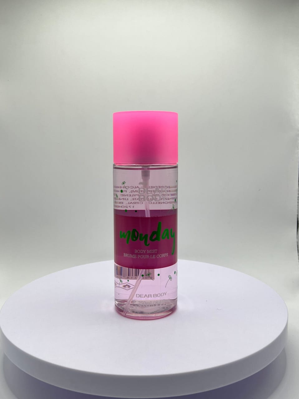 My Dear Body Monday 250ml Unisex Body Fragrance Mist - Refreshing & Long-Lasting Scent for All Day Freshness Body Splash