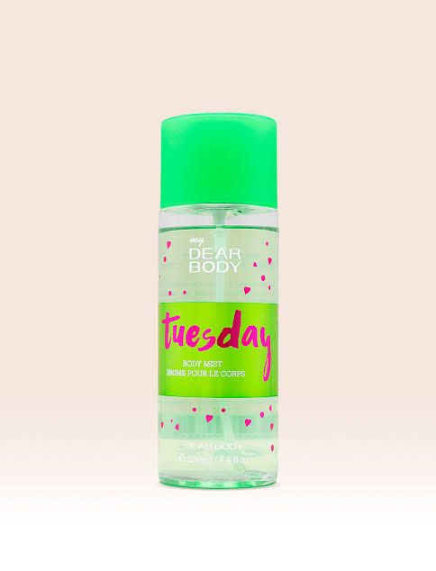 My Dear Body Tuesday 250ml Unisex Body Fragrance Mist - Refreshing & Long-Lasting Scent for All Day Freshness Body Splash