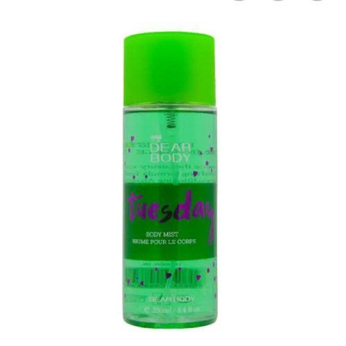 My Dear Body Tuesday 250ml Unisex Body Fragrance Mist - Refreshing & Long-Lasting Scent for All Day Freshness Body Splash