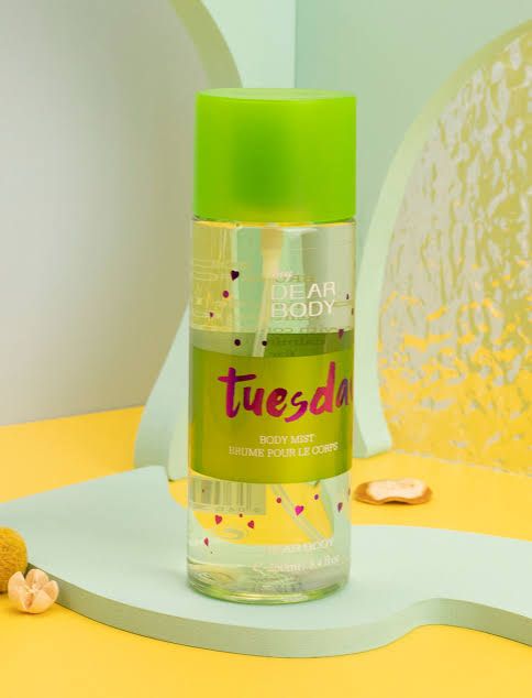 My Dear Body Tuesday 250ml Unisex Body Fragrance Mist - Refreshing & Long-Lasting Scent for All Day Freshness Body Splash