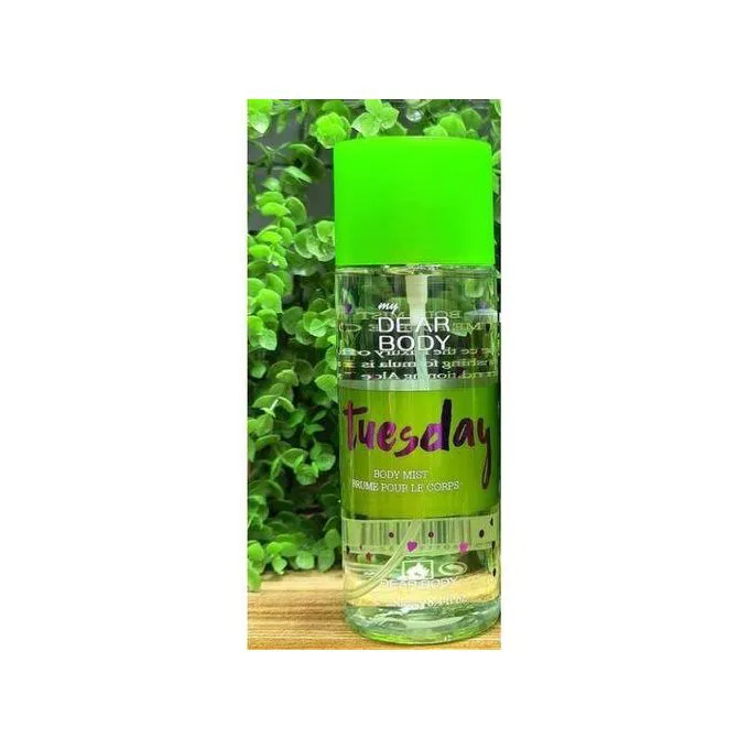 My Dear Body Tuesday 250ml Unisex Body Fragrance Mist - Refreshing & Long-Lasting Scent for All Day Freshness Body Splash