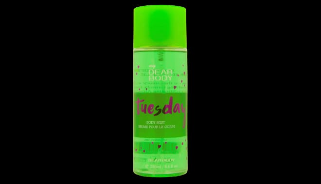 My Dear Body Tuesday 250ml Unisex Body Fragrance Mist - Refreshing & Long-Lasting Scent for All Day Freshness Body Splash