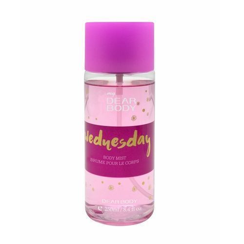 My Dear Body Wednesday 250ml Unisex Body Fragrance Mist is a crisp, energizing body splash with a refreshing and long-lasting scent that keeps you feeling vibrant and confident all day.