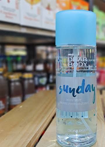 My Dear Body Sunday 250ml Unisex Body Fragnant Refreshment & Long-Lasting Scent for All Day Freshness Body Splash