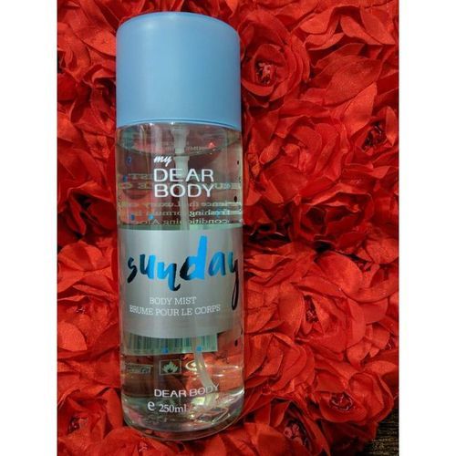 My Dear Body Sunday 250ml Unisex Body Fragnant Refreshment & Long-Lasting Scent for All Day Freshness Body Splash