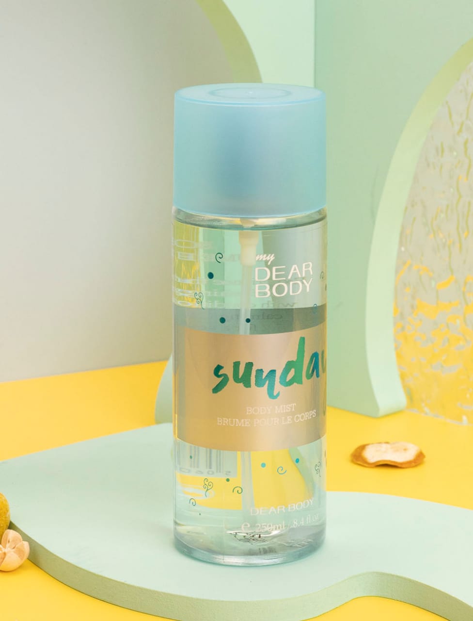 My Dear Body Sunday 250ml Unisex Body Fragnant Refreshment & Long-Lasting Scent for All Day Freshness Body Splash