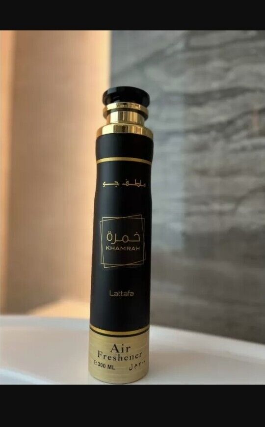 Khamrah Air Freshener 300mL By Lattafa Khamrah Air Freshener Perfumes Spray Home Oud Car Room Spray Arabian Fragrance and Longlasting scent