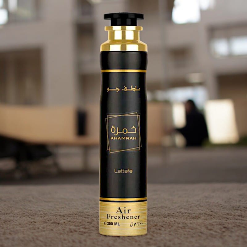 Khamrah Air Freshener 300mL By Lattafa Khamrah Air Freshener Perfumes Spray Home Oud Car Room Spray Arabian Fragrance and Longlasting scent