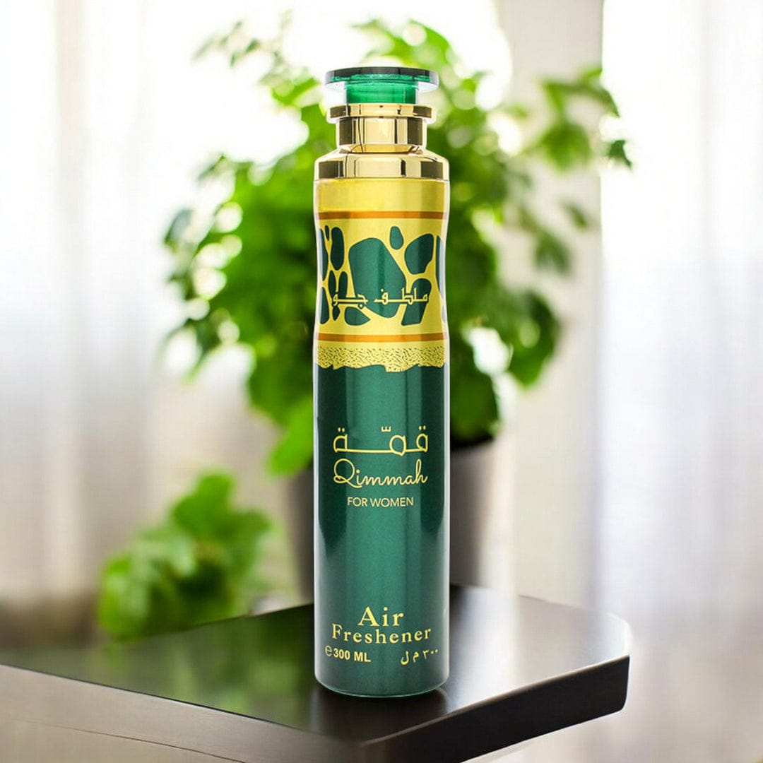 Qimmah by Lattafa Zimmah Air Freshener 300ml – Luxurious Long lasting scent ,Eliminates odors and leaves a pleasantscent Perfect for home,office or car use