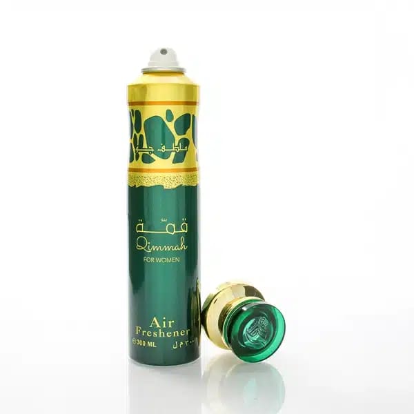 Qimmah by Lattafa Zimmah Air Freshener 300ml – Luxurious Long lasting scent ,Eliminates odors and leaves a pleasantscent Perfect for home,office or car use